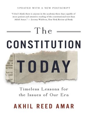 cover image of The Constitution Today